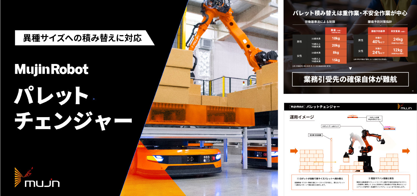 パレットチェンジャーご紹介資料 表紙